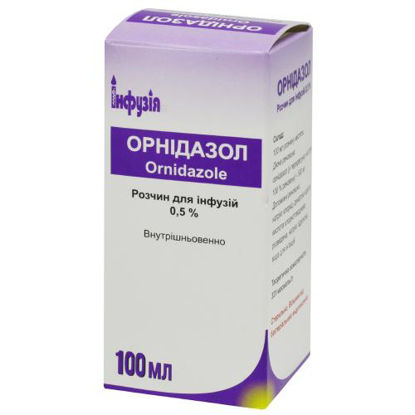 Світлина Орнідазол розчин для інфузій 0.5% 100мл